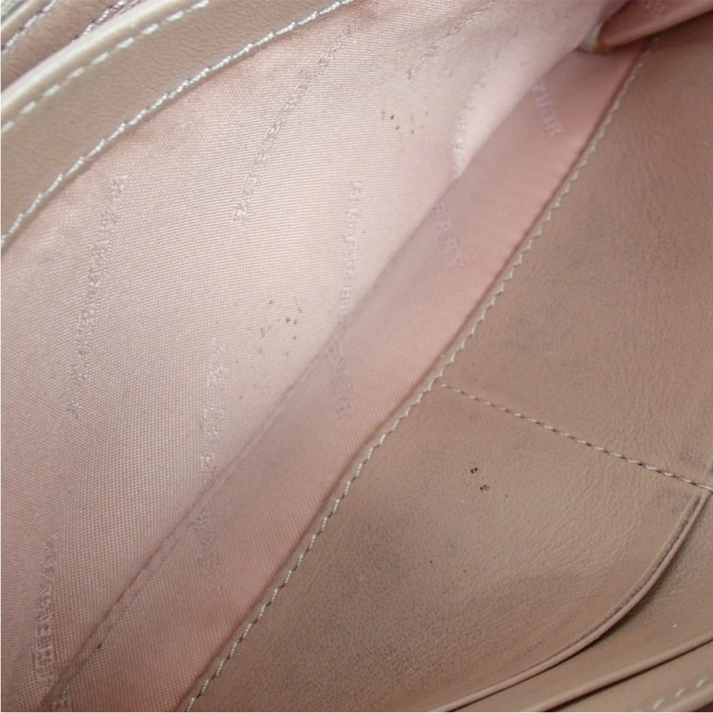 Burberry Peach Leather Wallet full inclusion - Picture 5 of 6